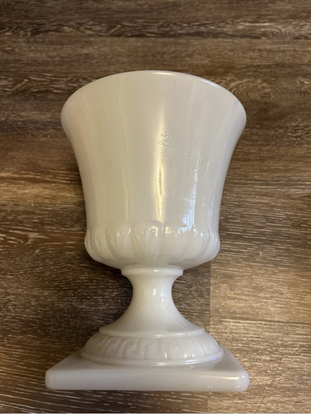 Classic White Pedestal Urn Vase